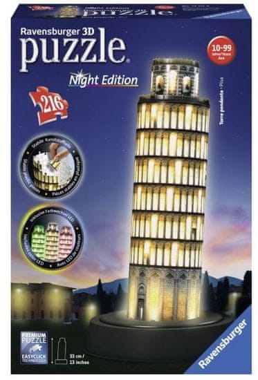 Ravensburger Pisa (noční edice) 216 dílků