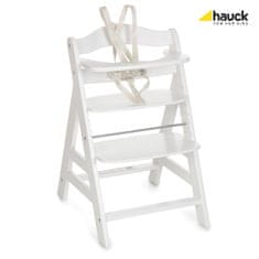 Hauck Alpha+ 2020 židlička dřevěná bílá - zánovní