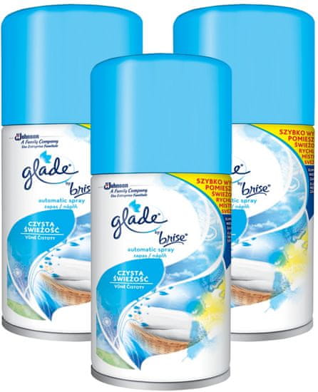 Glade Automatic PACK 3x náplň Vůně čistoty 269 ml