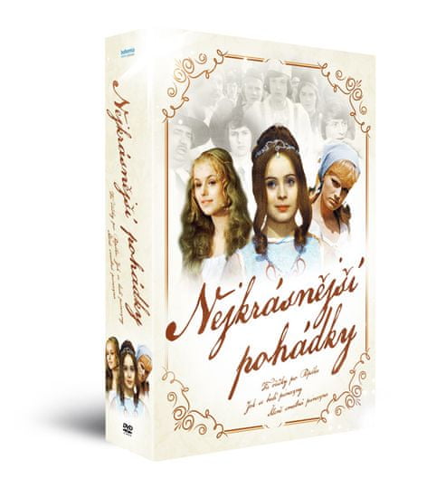 Nejkrásnější pohádky: Tři oříšky pro Popelku + Šíleně smutná princezna + Jak se budí princezny - DVD