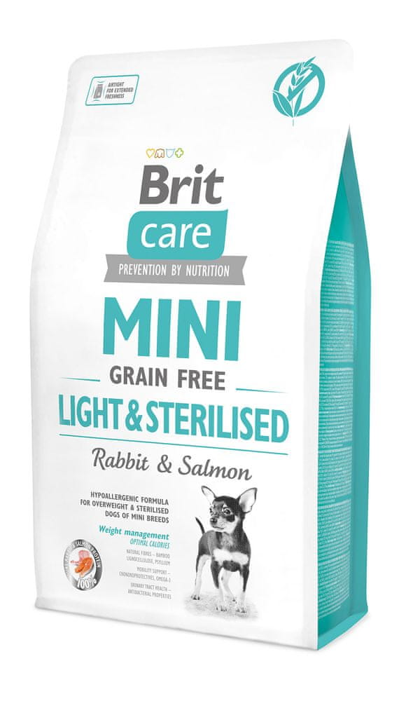 Brit Care Mini Grain Free Light & Sterilised 2 kg