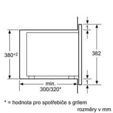 Bosch vestavná mikrovlnná trouba BFL523MS0