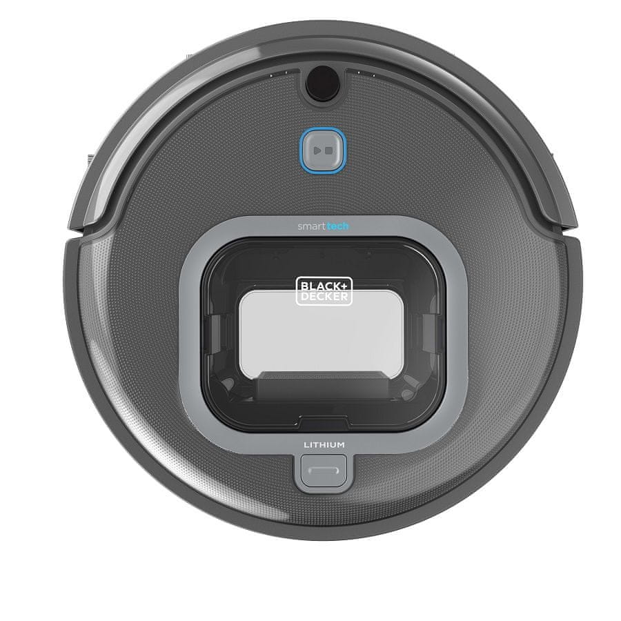 Robot vacuum cleaner RVA425B, Smart Tech, Bluetooth, Black+Decker 