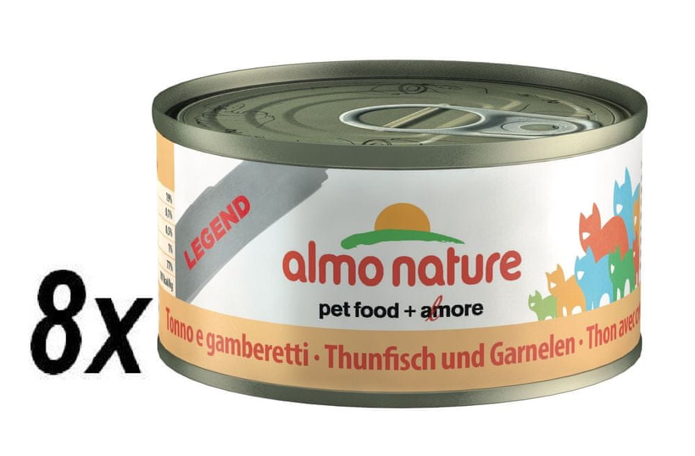 Almo Nature HFC CAT Tuňák a krevety 8 x 70g