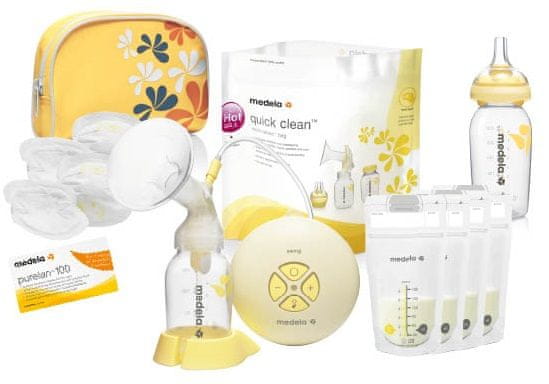 Huichelaar condoom censuur Medela Swing - 2-fázová elektrická odsávačka + Starter set 1 | MALL.CZ