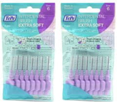 Tepe Mezizubní kartáčky Extra Soft 1,1 mm fialový 2 x 8 ks