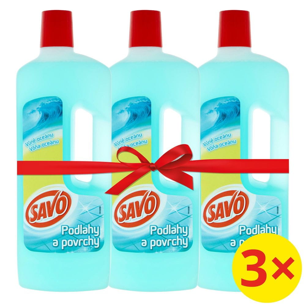 Savo Podlahy a povrchy Oceán 3x 750 ml