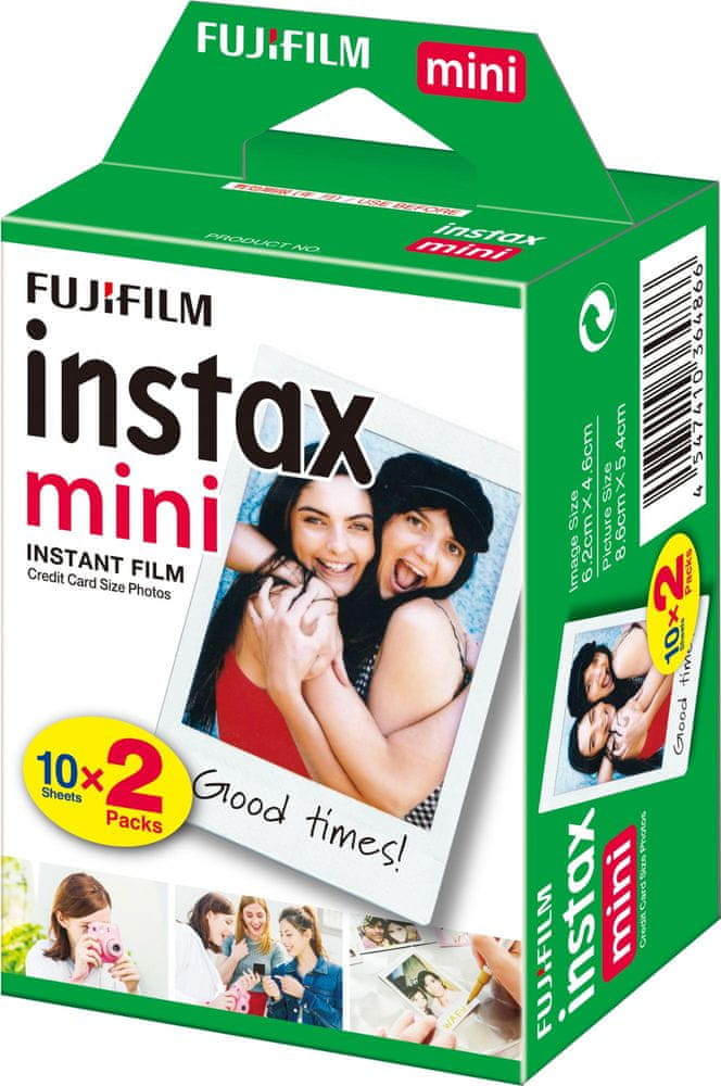 FujiFilm Instax Mini Instant Film Glossy 20ks (EU 2 10x2/PK)