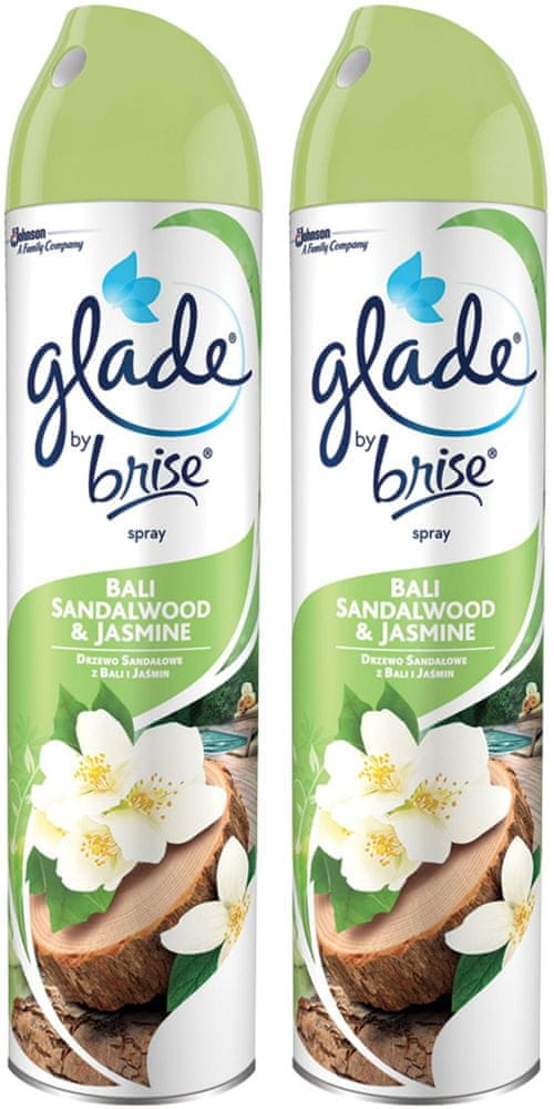 Glade Spray Santalové dřevo z Bali 2x 300 ml