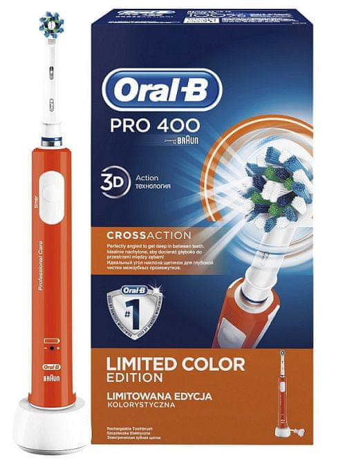  Oral-B PRO 400 Orange čisticí program Daily Clean