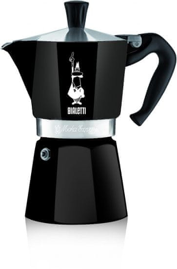 Bialetti MOKA EXPRESS ČERNA 3 ŠÁLKY