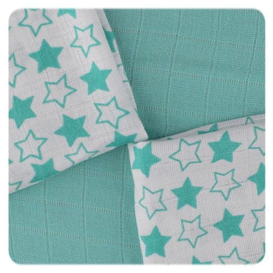 XKKO Bambusové ubrousky Little Stars 30x30