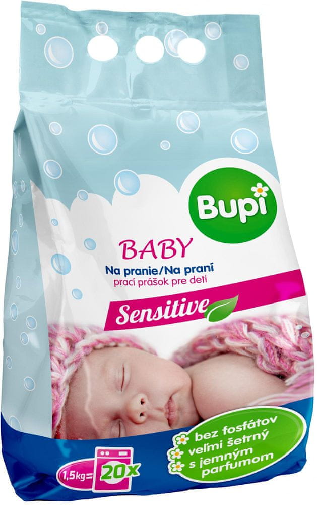 Bupi prací prášek Sensitive 1,5 kg