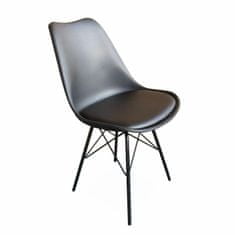 KONDELA Jídelní židle Tamora - Černá