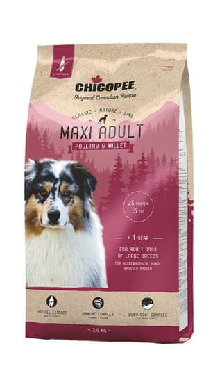 Chicopee Classic Nature Maxi Adult Poultry & Millet 2 kg