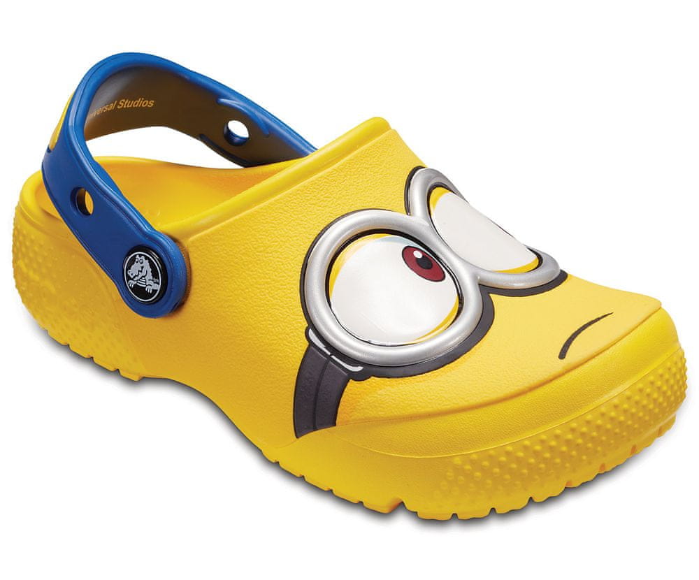 Crocs dětské pantofle FunLab Minions Clog Yellow 204113-730 24/25 žlutá