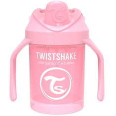 Twistshake Hrnek učicí 230ml 4+m, Patelově růžová