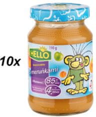 Hello Ovocná přesnídávka s meruňkami a vitamínem C 10x190g