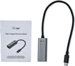 I-TEC USB C adapter Metal Gigabit Ethernet 1x USB-C na RJ-45 LED C31METALGLAN