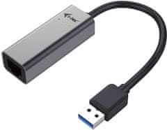 I-TEC USB 3.0 Metal Gigabit Ethernet Adapter 1x USB 3.0 na RJ-45 LED U3METALGLAN - rozbaleno