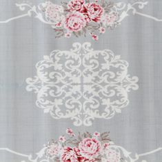 KONDELA Koberec Sedef Typ 2 80x150 cm - šedá / vzor květiny
