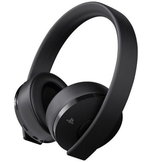 Sony PS4 Gold/Black Wireless Headset, (PS719455165)