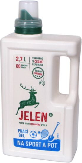 Jelen Prací gel na sport a pot 2,7 l (60 praní)