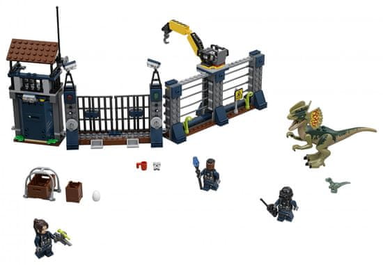 LEGO JurassicWorld 75931 Útok Dilophosaura na hlídku