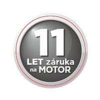 11letá záruka na invertorový motor