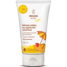 Weleda Dětské mléko na opalování SPF30 sensitive, 150ml