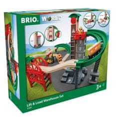 Brio World 33887 Sada Sklad se zvedacím a nakládacím zařízením