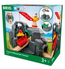 Brio World 33889 Jeřáb a horský tunel