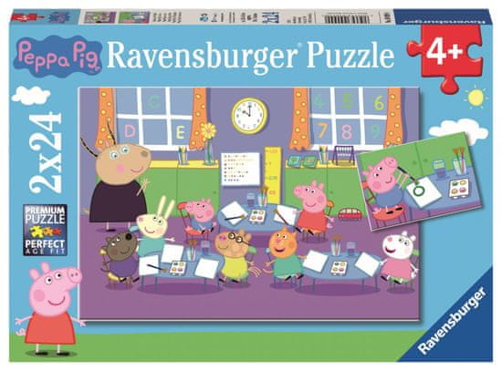 Ravensburger Peppa Pig Malování 2x24 dílků