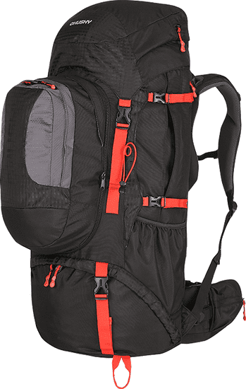 Husky Samont 70 l + 10 l černá