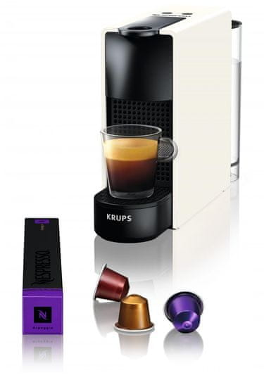 Nespresso kávovar na kapsle Krups Essenza Mini, bílý XN1101