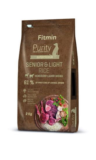 Fitmin Dog Purity Rice Senior & Light Venison & Lamb 2 kg