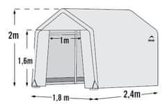 ShelterLogic fóliovník 1,8x2,4 m - 25 mm - 70600EU