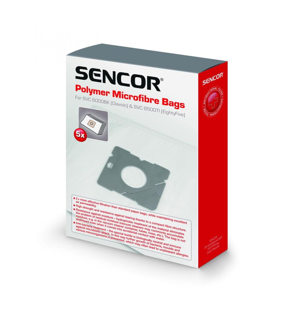 SENCOR SVC 6000BK/8500TI/6001BK/8501TI (5ks)