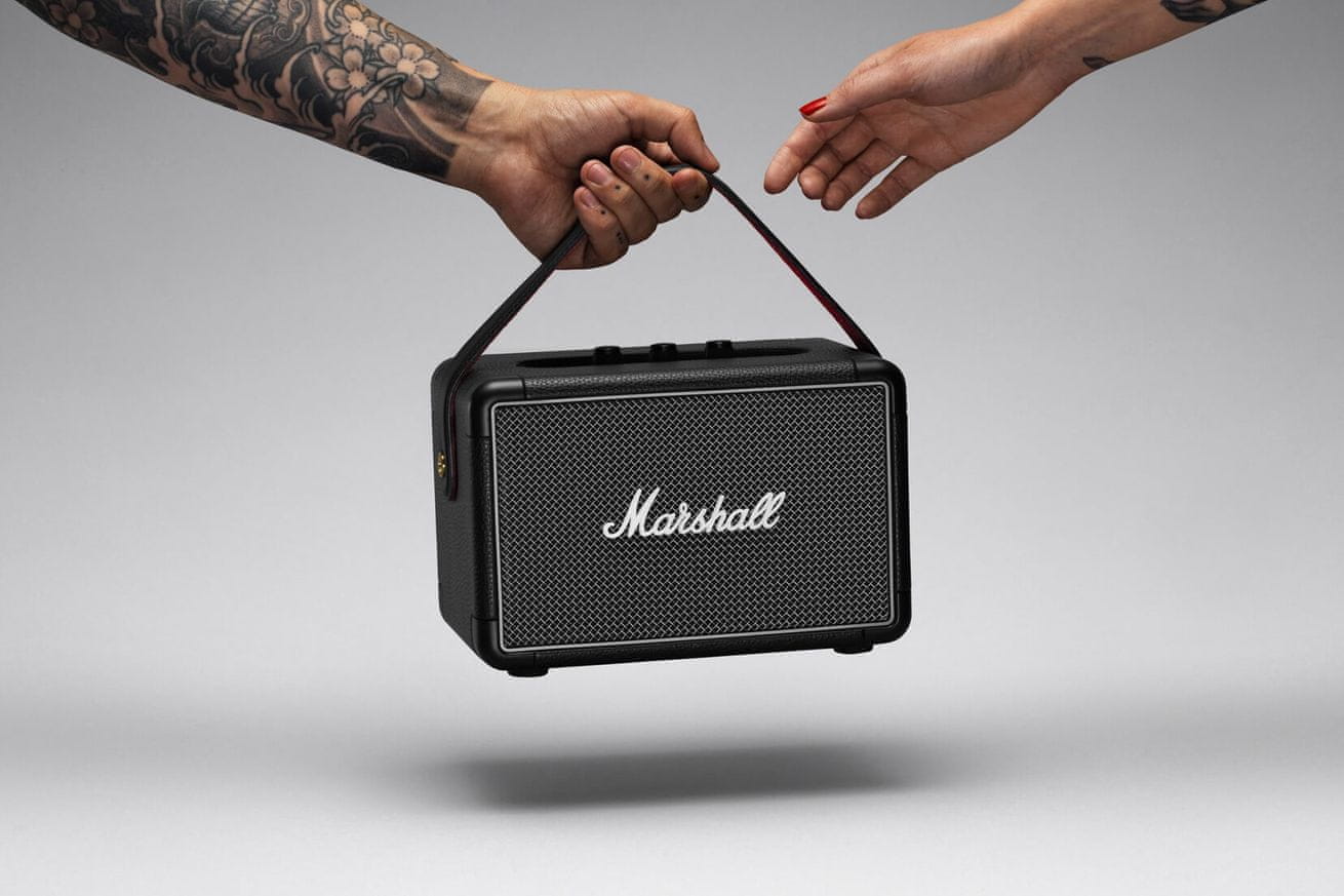 Bluetooth reproduktor Marshall Kilburn II realistický zvuk sluchátkový výstup