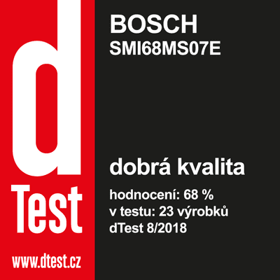 Bosch SMI68MS07E - ocenění ve srovnávacím testu