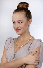 JwL Luxury Pearls Náhrdelník z pravých růžových perel JL0555