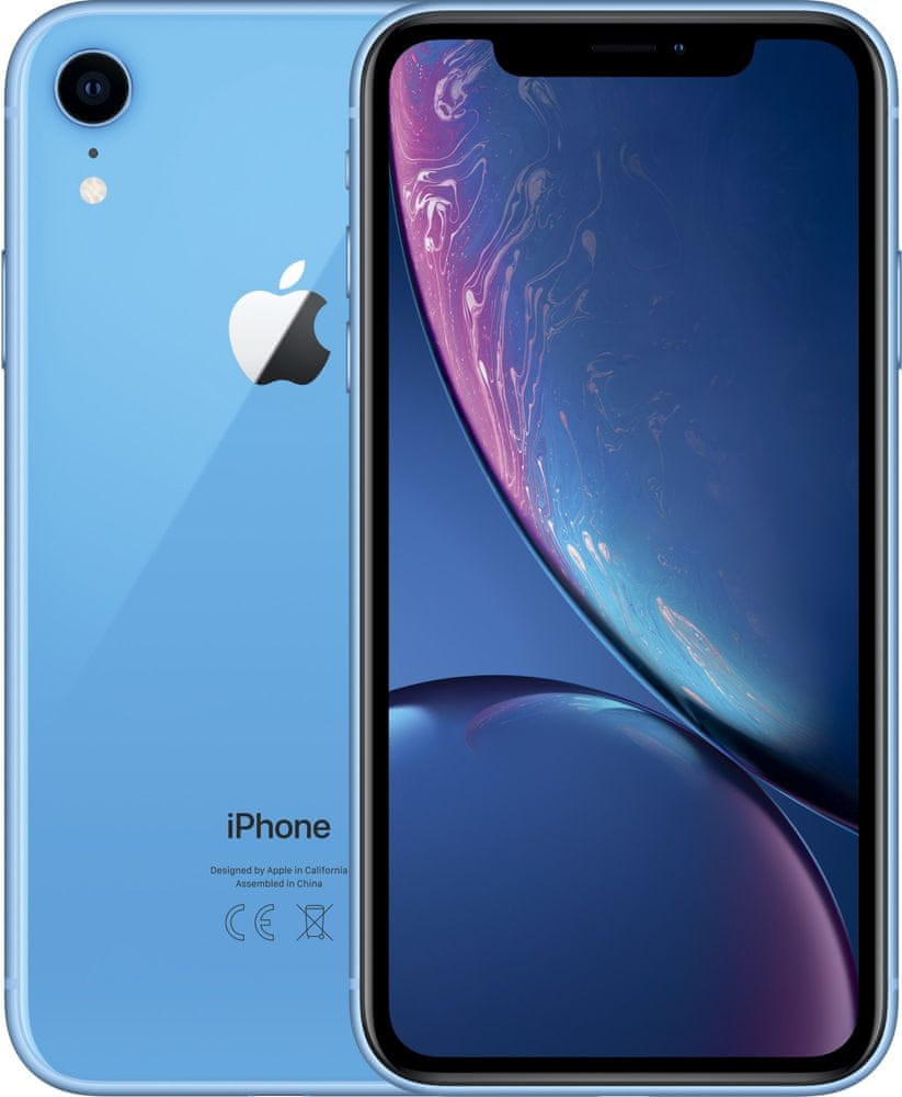 Apple iPhone Xr, 64GB, Modrý - použité