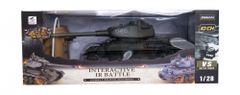 Teddies Tank RC 33 cm T-34/85 27MHz se zvukem a světlem - zánovní