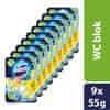 Domestos Power 5 Lime tuhý WC blok 9 x 55 g