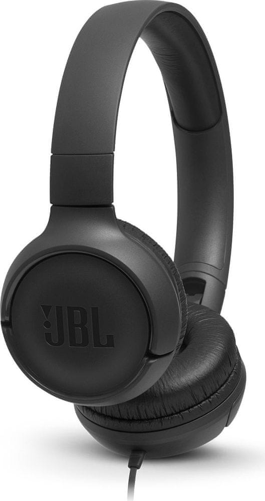 JBL Tune 500 sluchátka s mikrofonem, černá