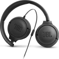 JBL Tune 500 sluchátka s mikrofonem, černá