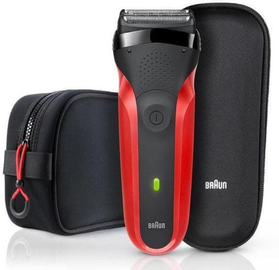 Braun Series 3 300s red Dárková edice