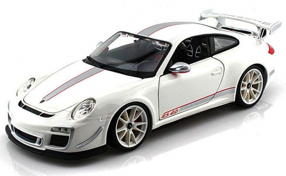 BBurago Porsche 911 GT3 RS 4.0 1:18 - bílé