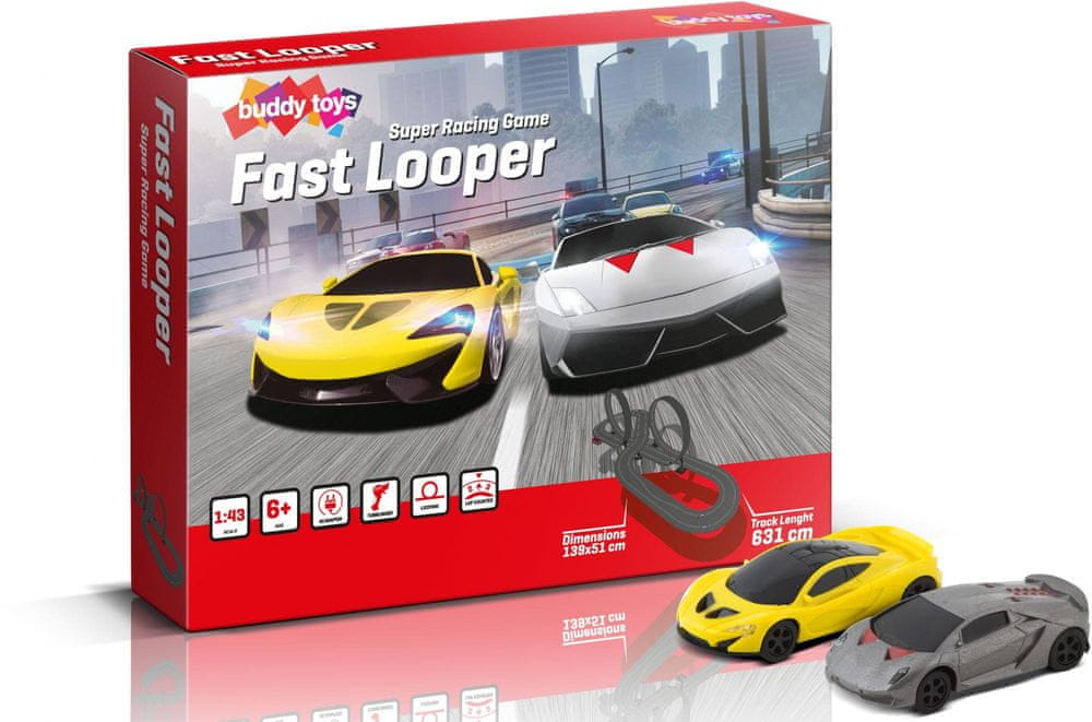 Buddy Toys BST 1633 Autodráha Fast - rozbaleno