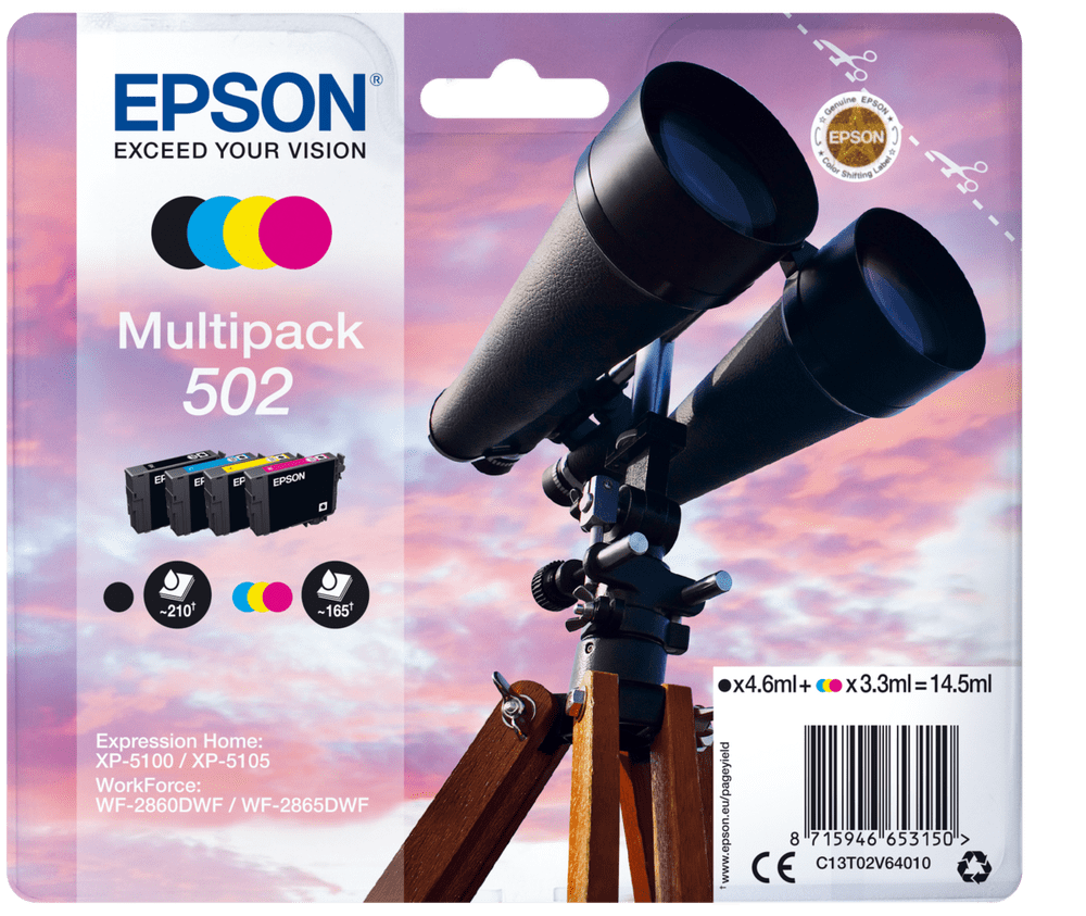 Epson 502 Multipack (C13T02V64010)